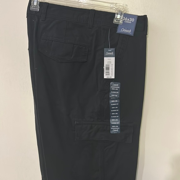Black Cargo pants size 36 x 30 - Picture 1 of 2